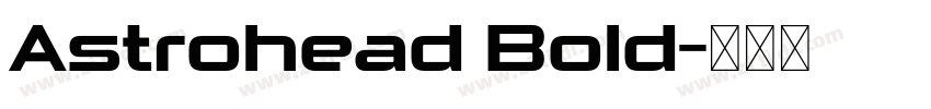 Astrohead Bold字体转换